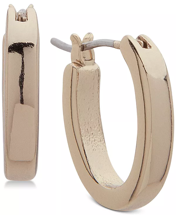 

Серьги-Кольца овальной формы среднего размера 1/2 дюйма Lauren Ralph Lauren, gold