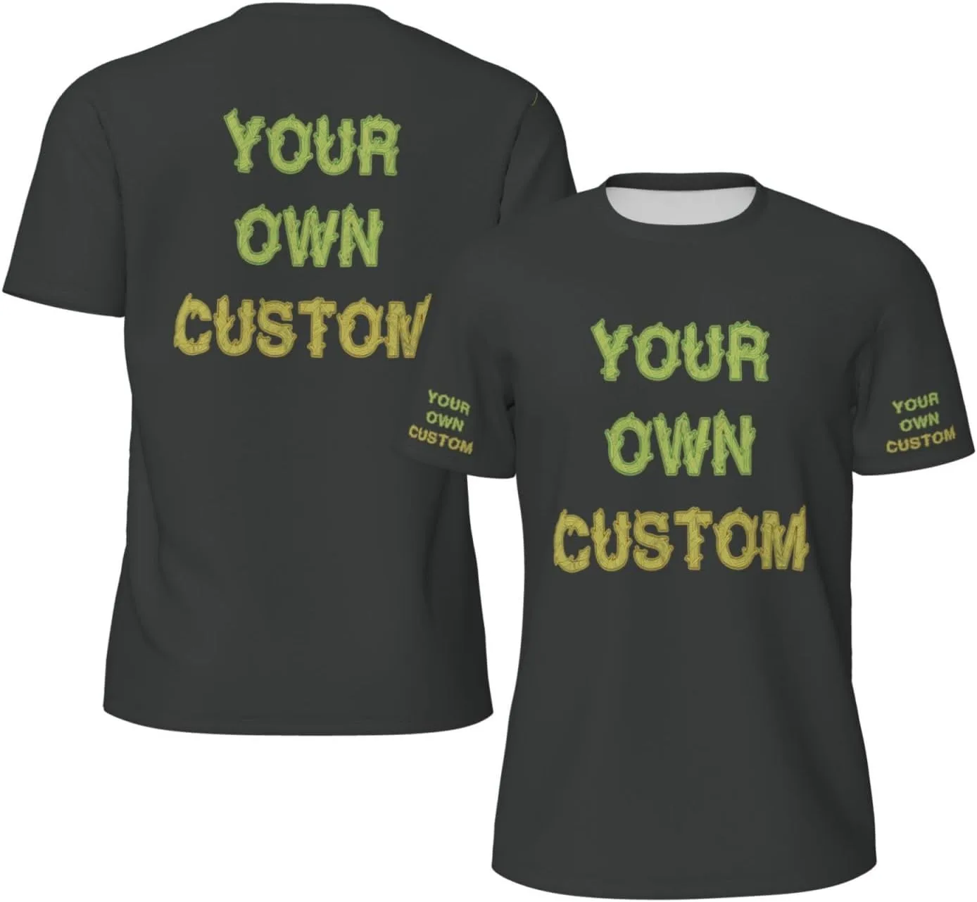 

Футболка Custom с принтом на 4 сторонах