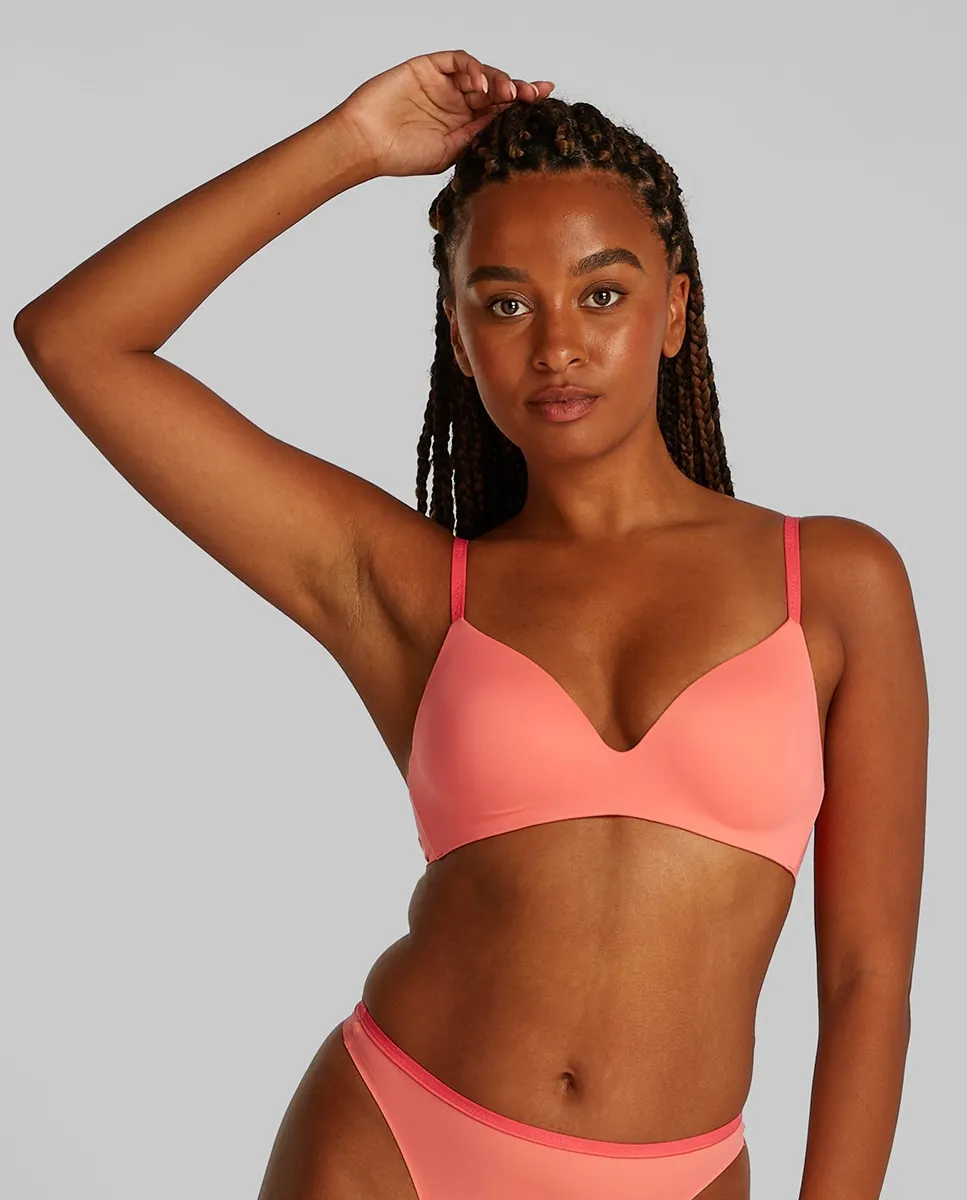

Классический бюстгальтер без косточек PERFECTLY FIT Calvin Klein, розовый