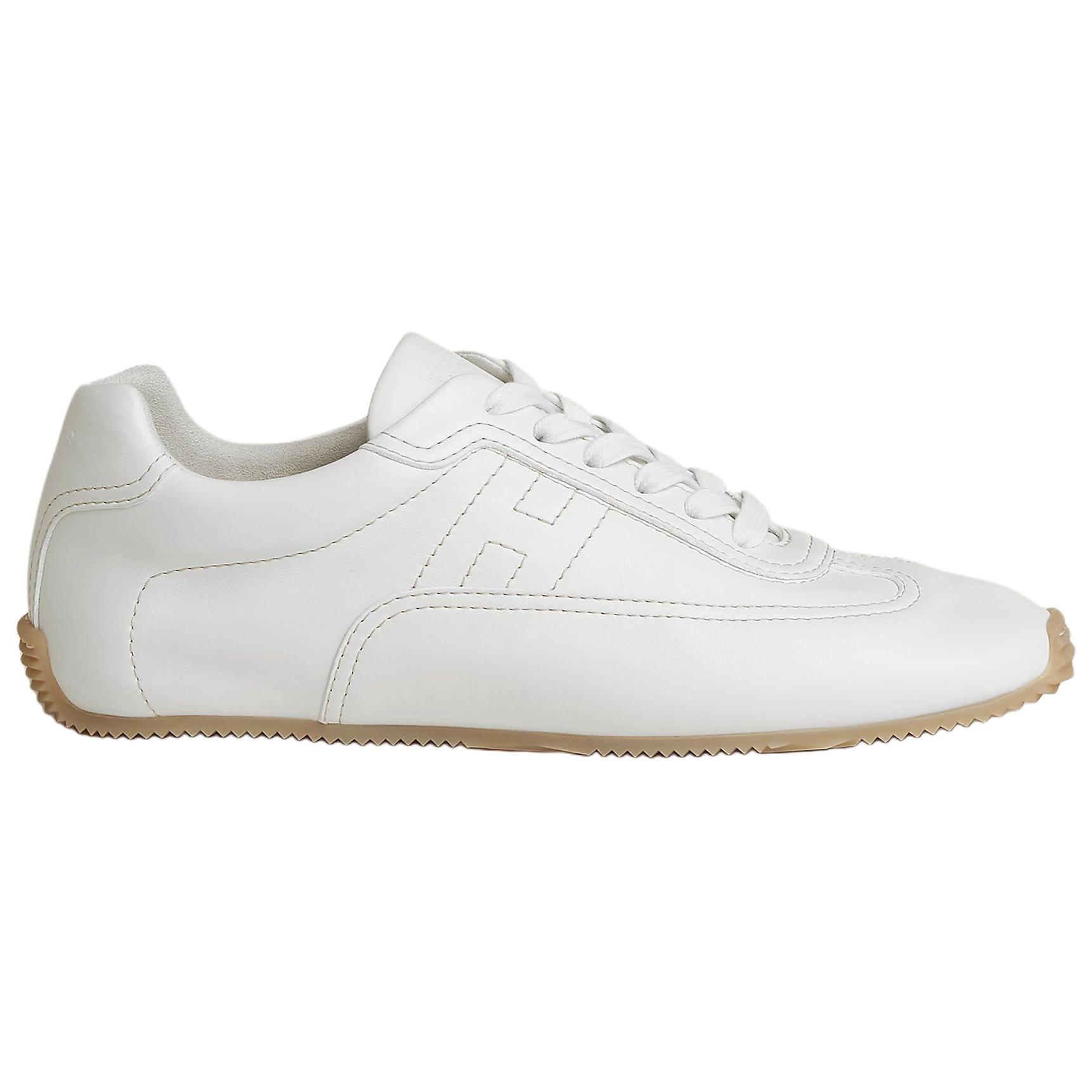HERMES Master Calfskin Low top Casual Shoes 0.5cm Женские белые — фото 3