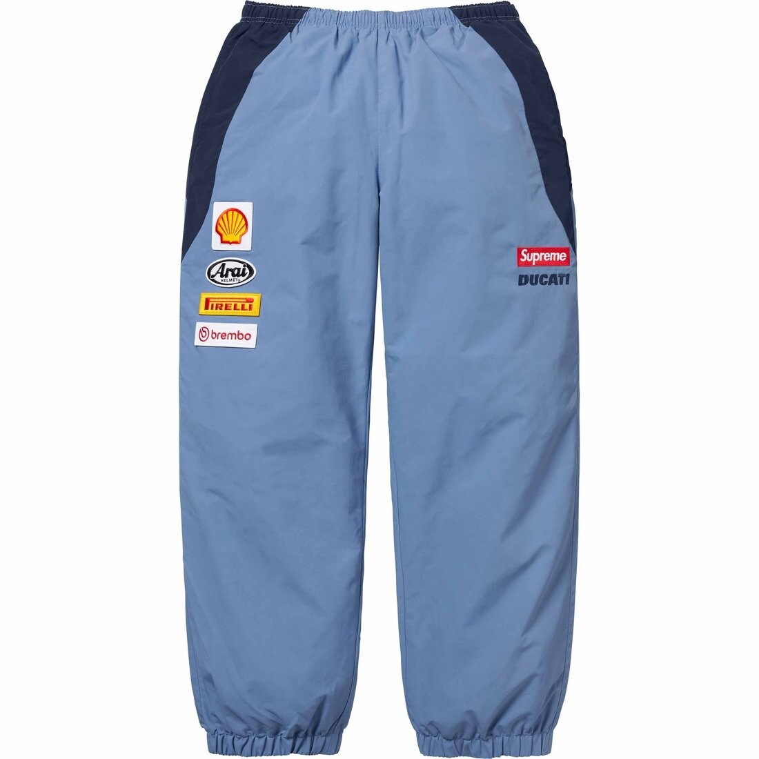 X DUCATI SS24 WEEK16 Track Pant — спортивные брюки унисекс с логотипом и цветным дизайном Supreme, черный — фото 3