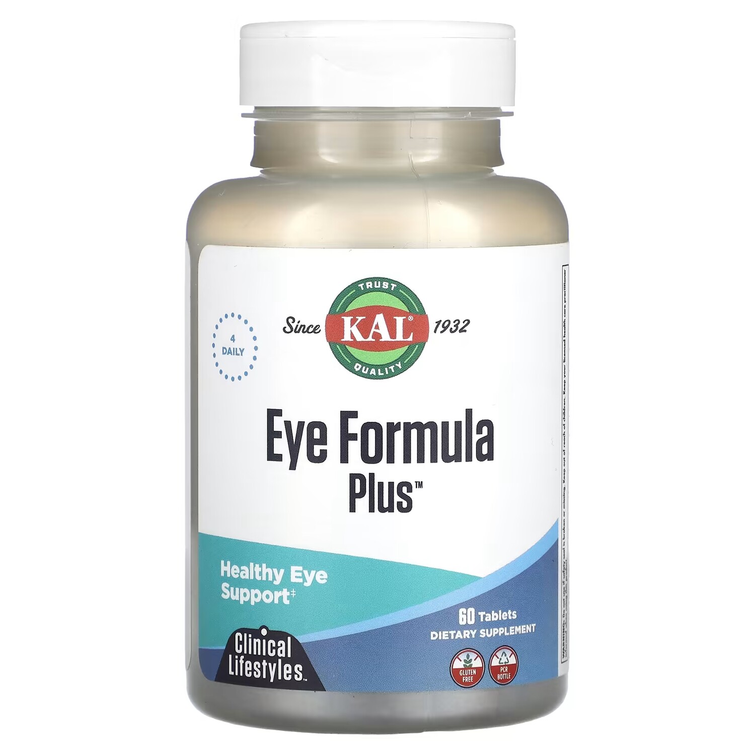 

Витамины для зрения KAL Eye Formula Plus поддержка здоровья глаз, 60 таблеток