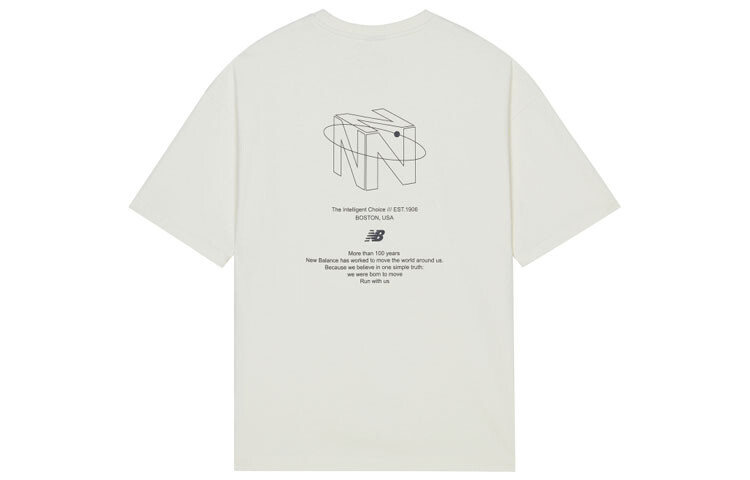 

Футболка мужская белая New Balance, белый