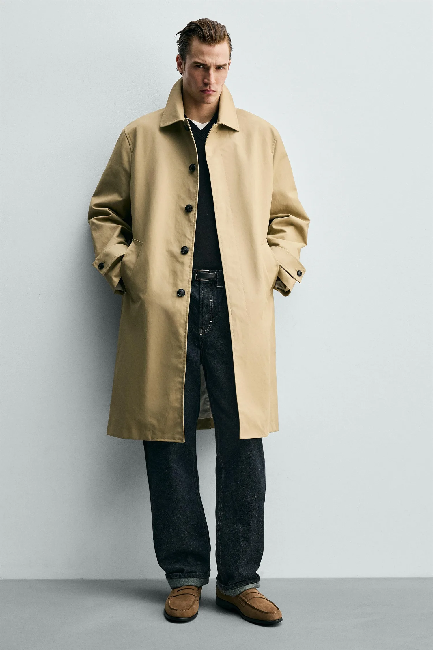 Zara Кожаные лоферы