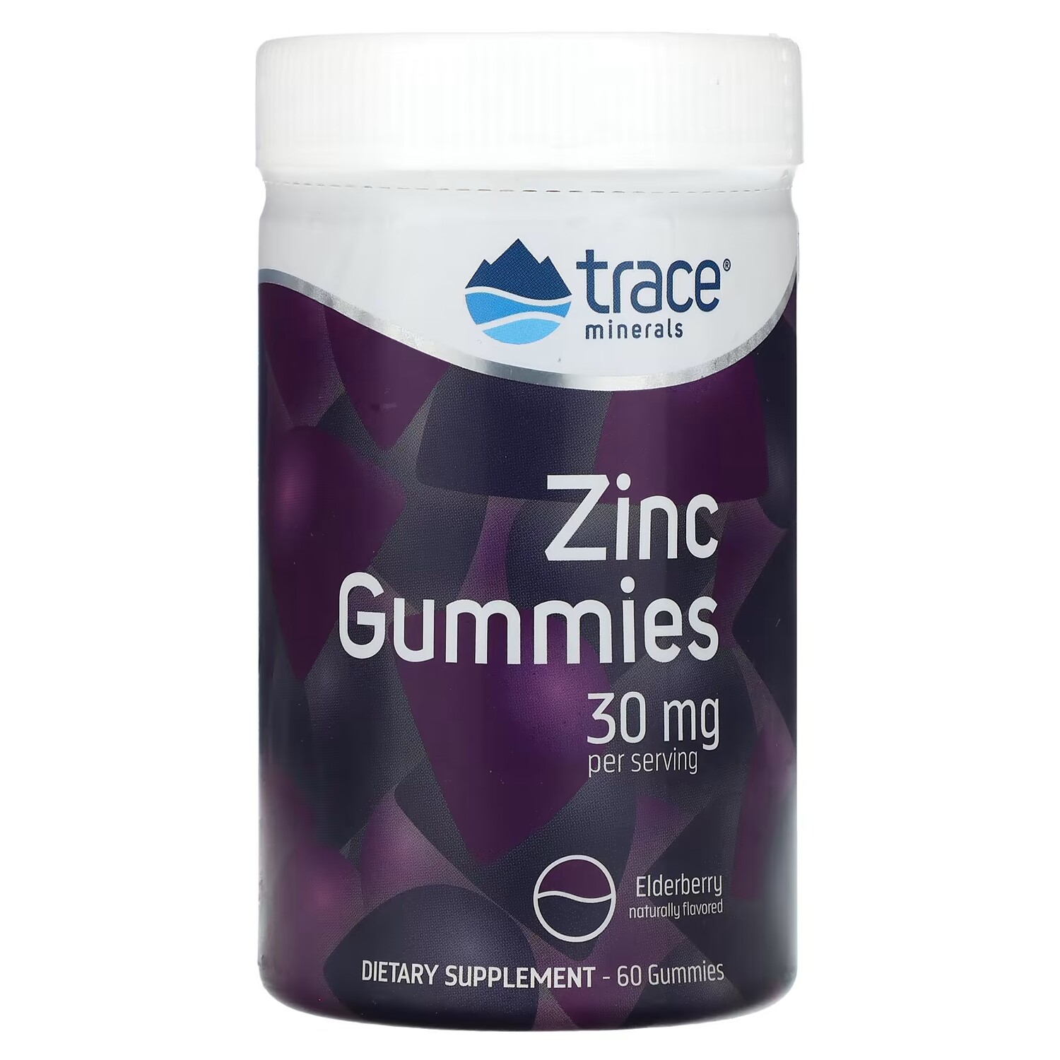 

Добавка Trace Minerals цинк и бузина, 60 жевательных конфет