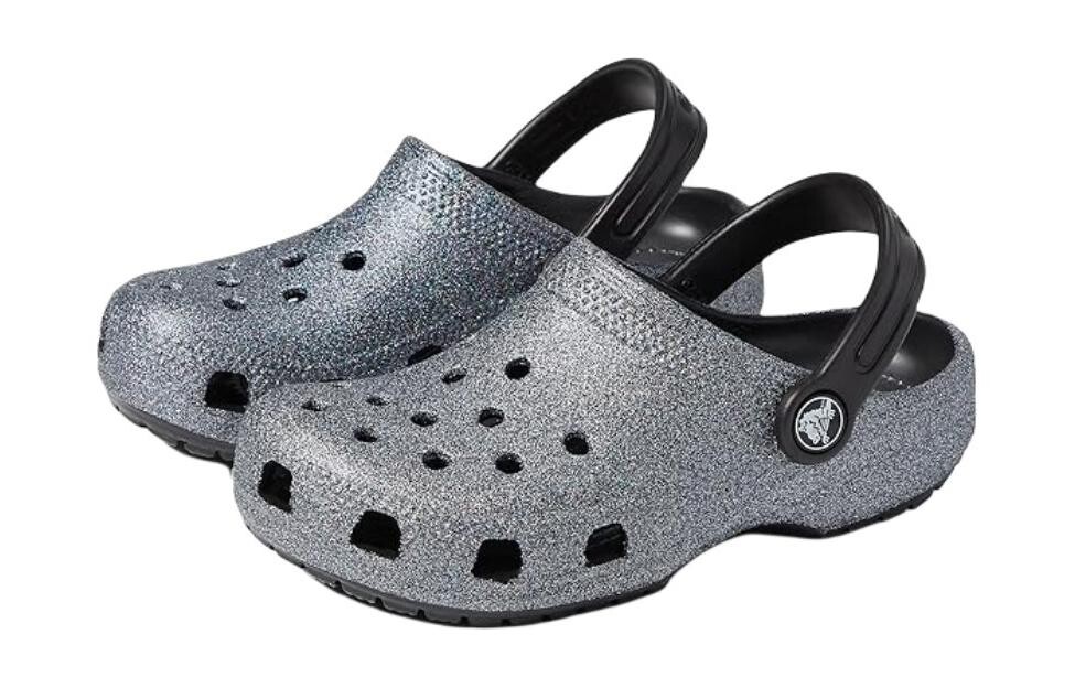 Классические детские сандалии Clog Kids Crocs, серый — фото 2