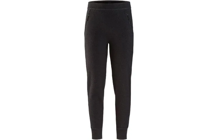 MOMENTA вязаные спортивные штаны женские Arcteryx, Black Gray/Black Heather