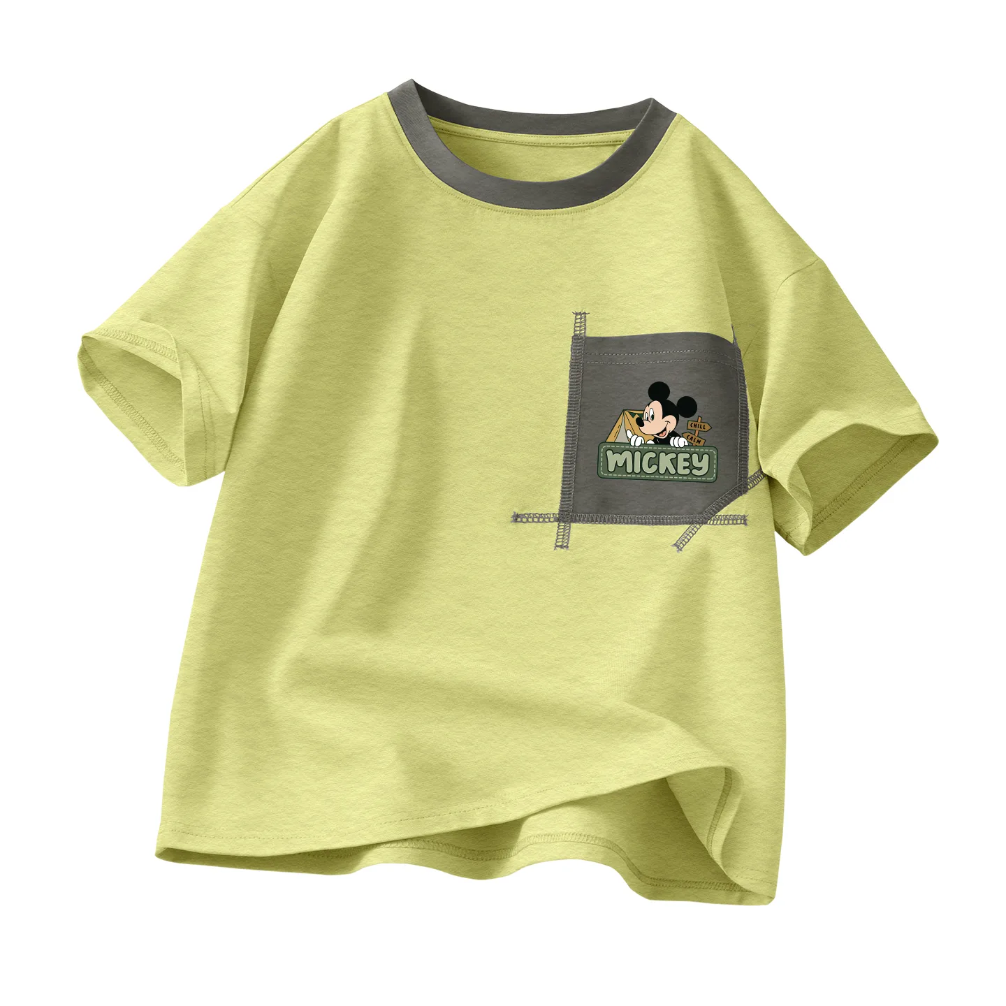 Футболка для детей Crew Neck Moderate Disney, di line k белый — фото 3