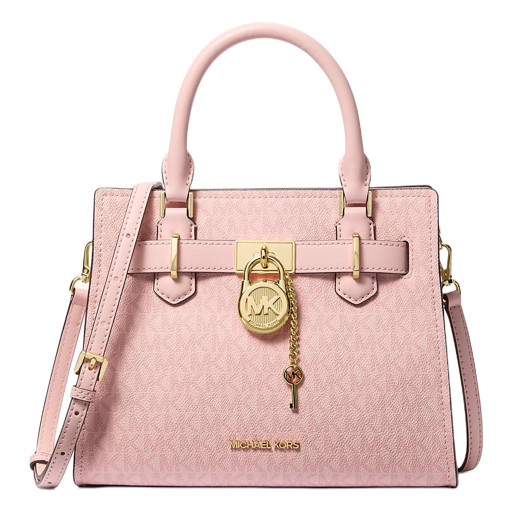

MICHAEL KORS Сумка через плечо Hamilton Series Canvas, кроссбоди, маленькая женская сумка blush pink