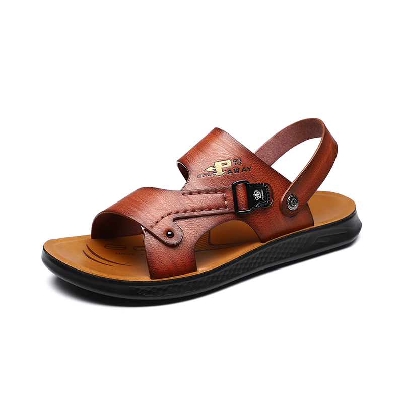 

GIHO Мужские пляжные сандалии коричневые, цвет Brown