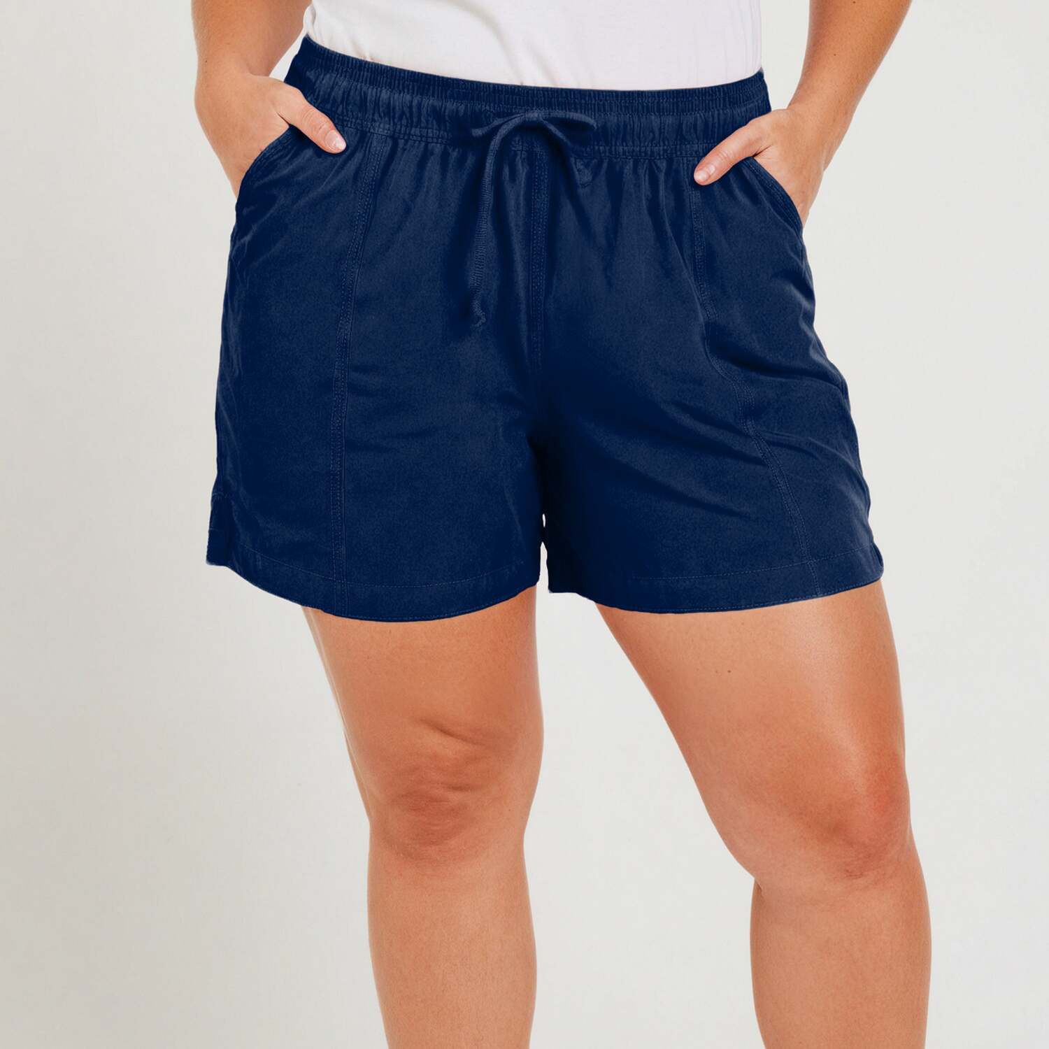 

Женские шорты для плавания до середины бедра Calypsa, темно-синий