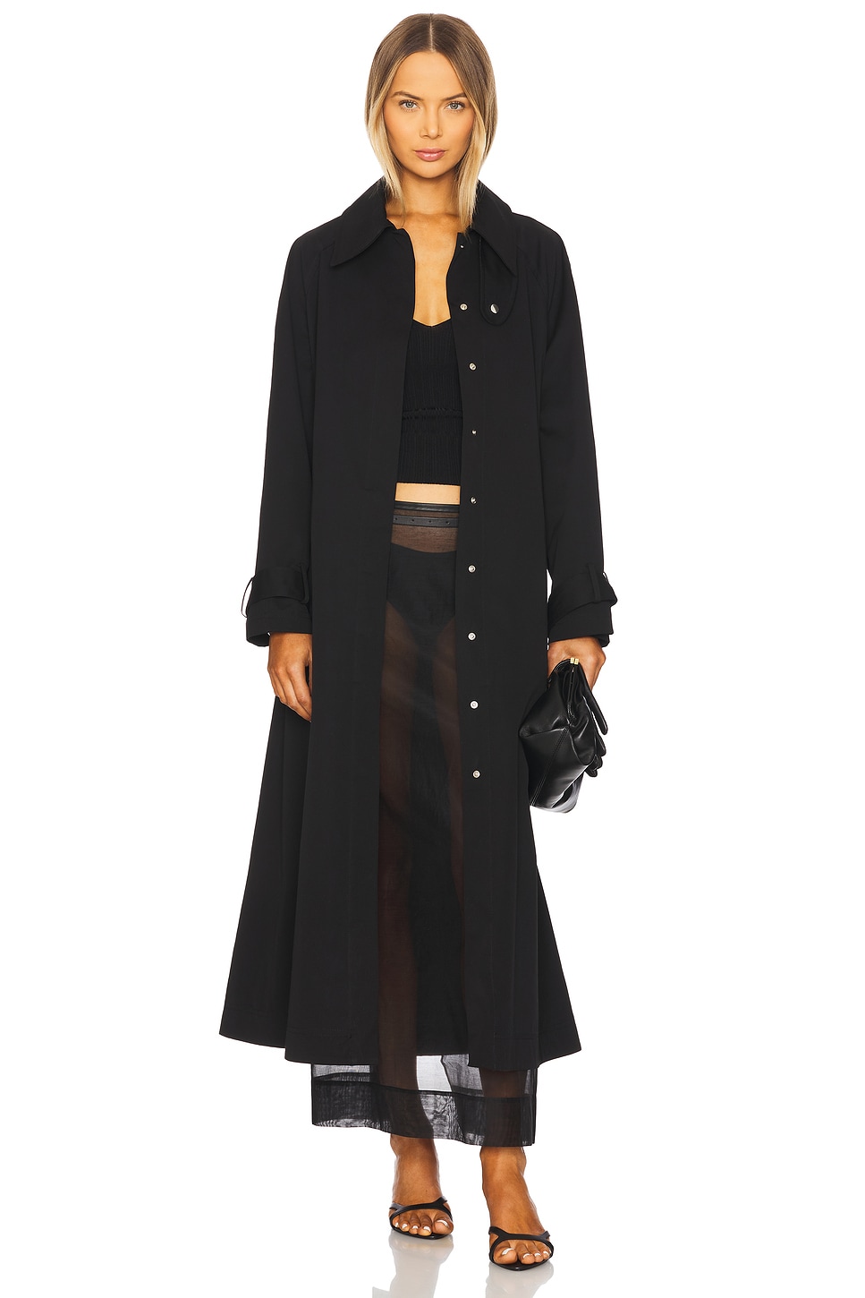 

Пальто-пыльник Clementine от Ivy Oak, black