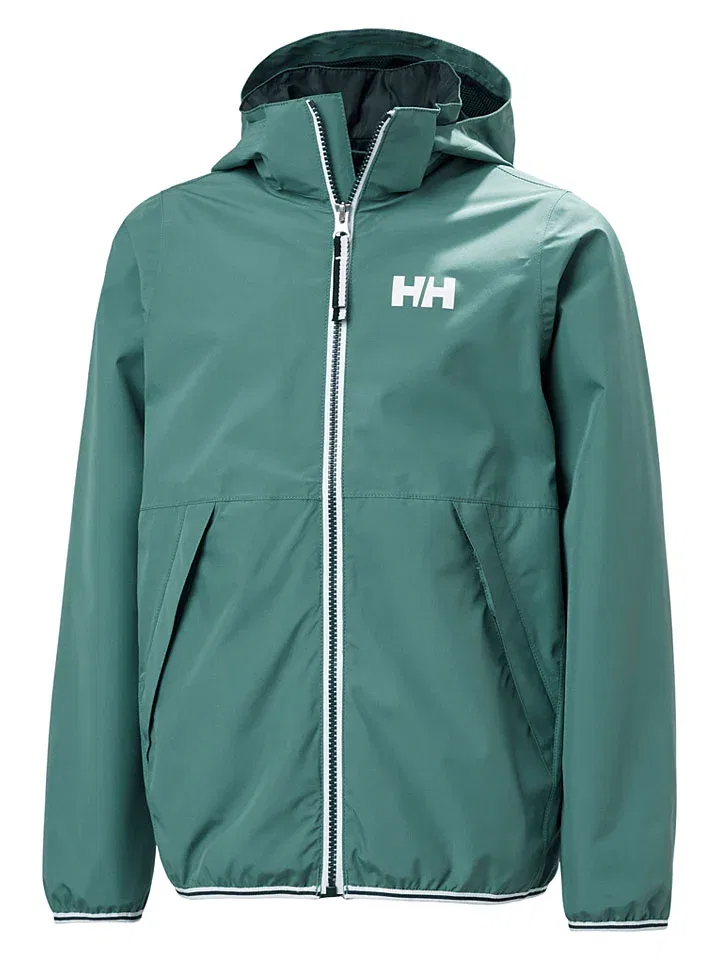 Регенджекет с капюшоном Helly Hansen, зеленый