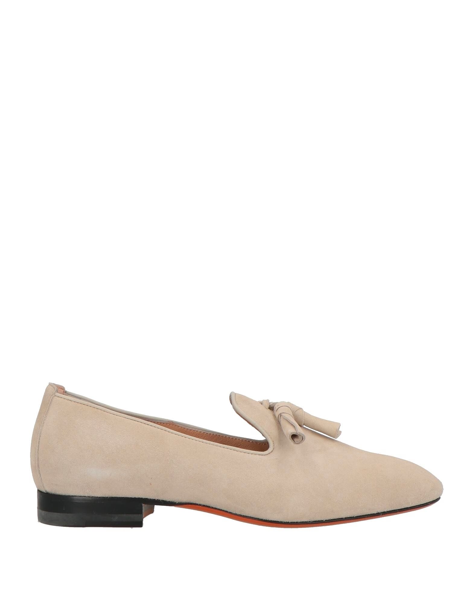 Лоферы Santoni, бежевый