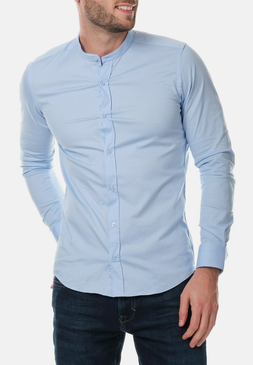 

Рубашка LONG-SLEEVED Hopenlife, Светло-синий