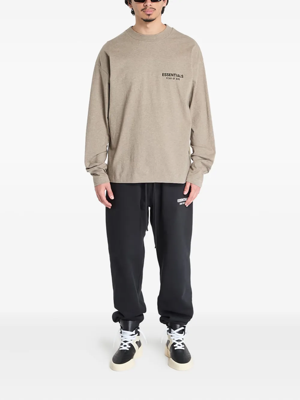 Футболка с длинными рукавами FEAR OF GOD ESSENTIALS, серый — фото 2
