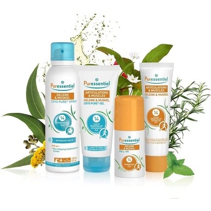 Cryo Pure спрей для суставов и мышц с 14 эфирными маслами, 150 мл, Puressentiel — фото 3