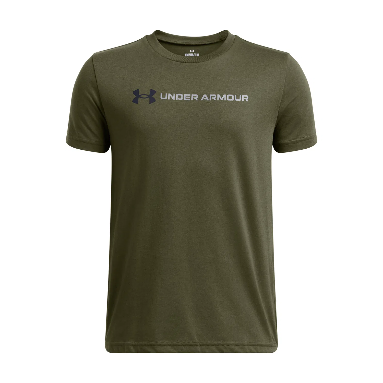 Детская футболка с принтом UA B LOGO WORDMARK SS Under Armour, Grun