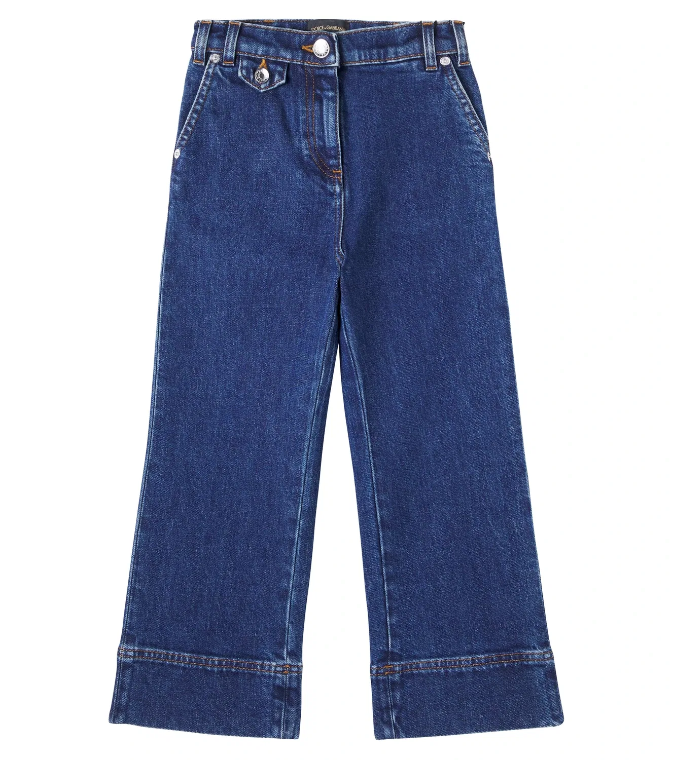 Джинсы широкие Dolce&Gabbana Kids, синий