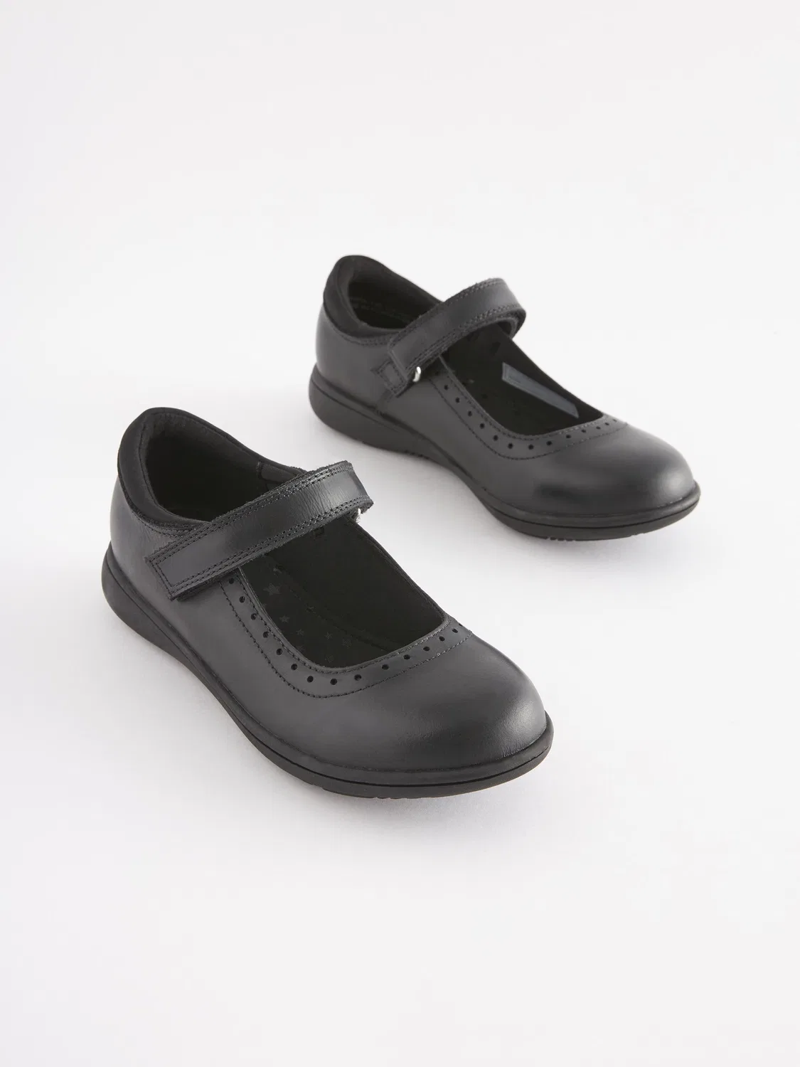 Туфли Мэри Джейн из кожи с тиснением, Navy Blue Next