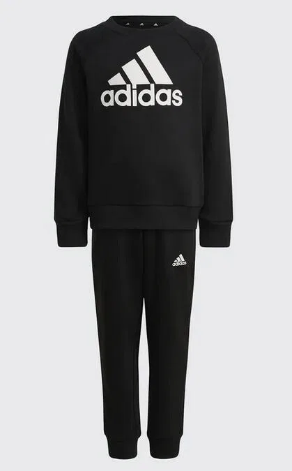Детский спортивный костюм из футера Essentials Logo French Terry Adidas, Schwarz