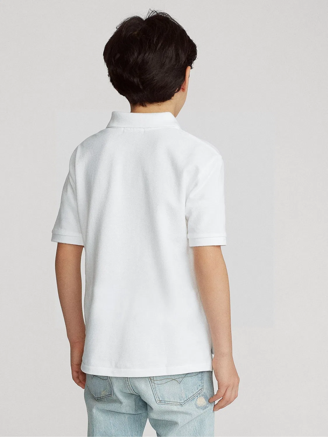 Поло из пике Polo Ralph Lauren, белый — фото 2