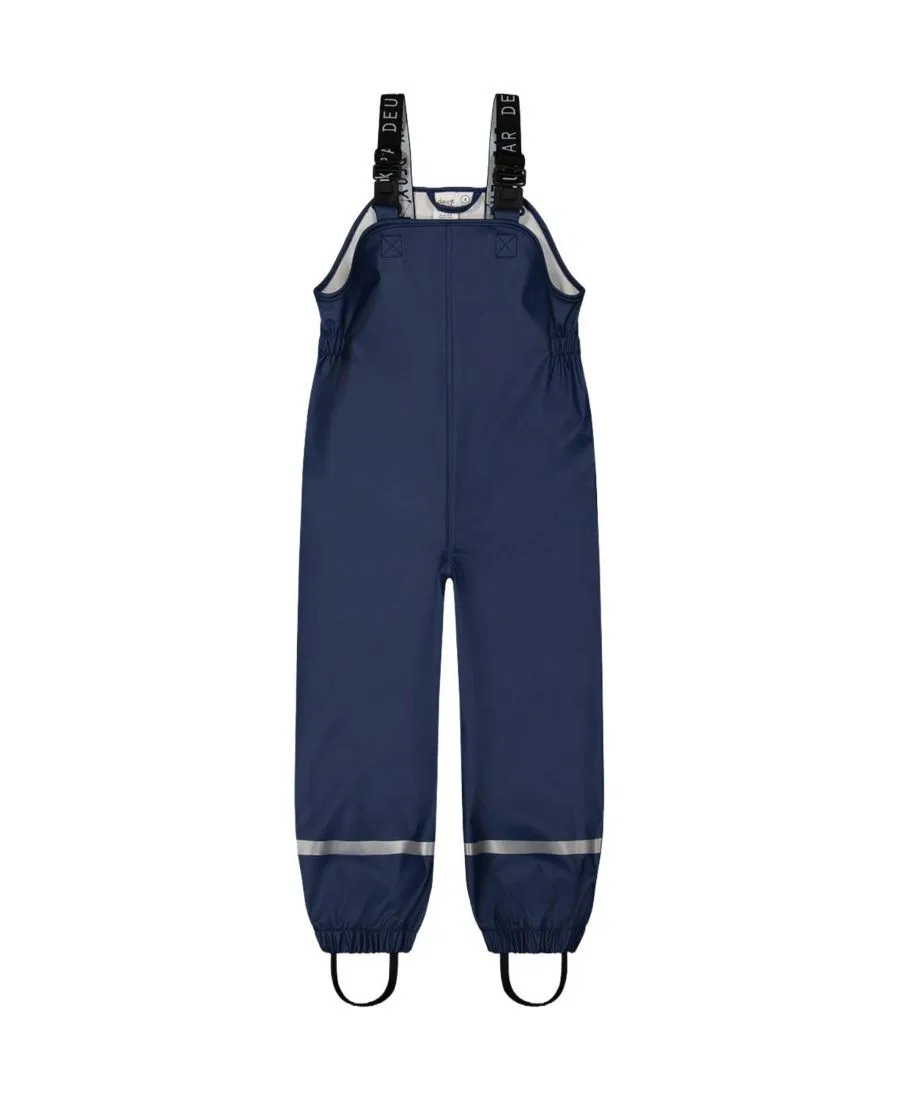 Дождевой комбинезон с бретелями, модель Little and Big Deux par Deux, Dark Blue — фото 3