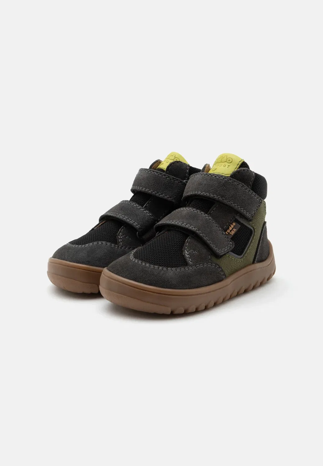 Ботинки Barefoot Up Terra Tex, широкая посадка, унисекс - классические ботильоны Froddo, Grey/Black — фото 2
