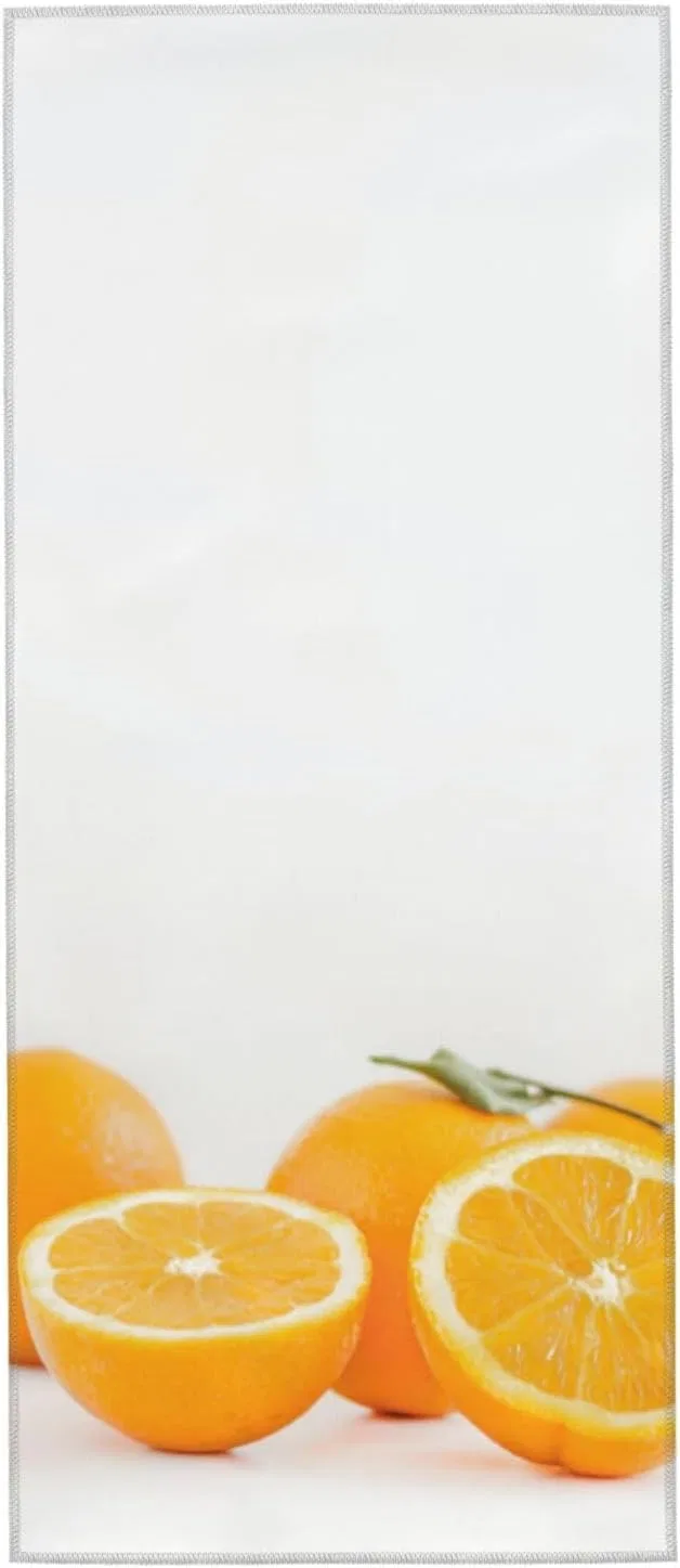 Полотенца для лица, BAFAFA, микрофибра, Fresh Orange Printed