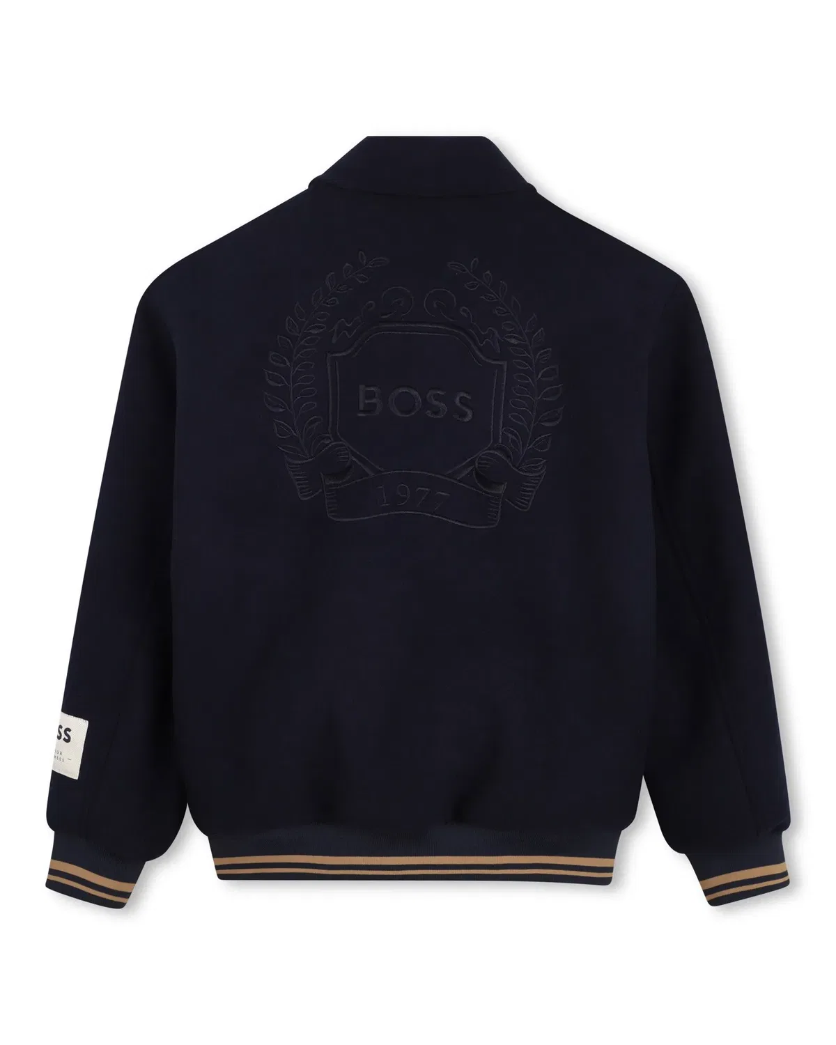 Детская куртка для мальчиков с логотипом BOSS Kidswear, Azul Marino — фото 3