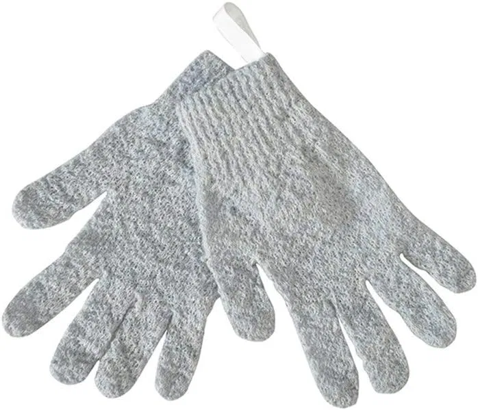 Generic Эксфолиирующие перчатки для ванны, 1 пара, 200 г, Blue