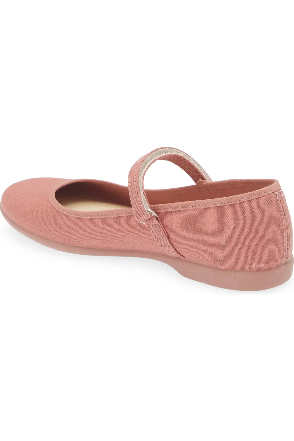 Детские кеды-Мэри Джейн на липучке из парусины CHILDRENCHIC, Rosewood Canvas — фото 2