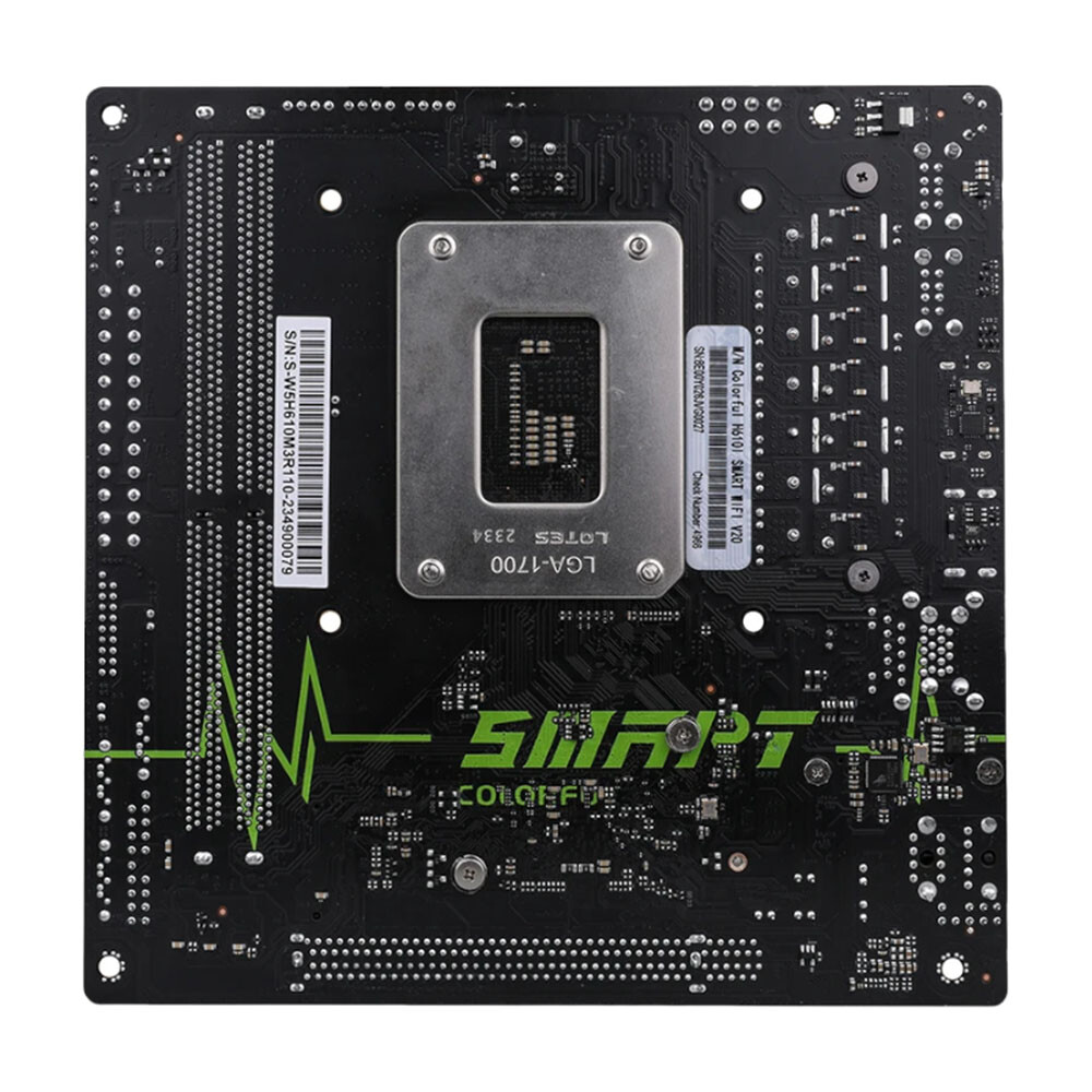 Материнская плата Colorful H610I SMART V20, LGA1700, DDR4, Wi-Fi — фото 2