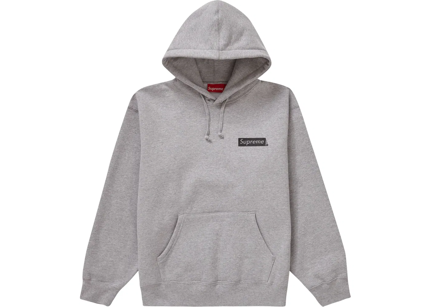 Мужская худи с капюшоном Supreme Fiend, Heather Grey