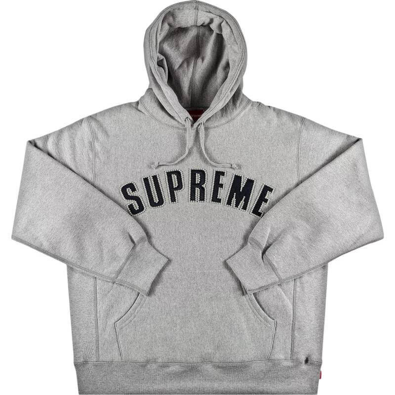 

Худи Supreme Pearl Logo Hooded, серый