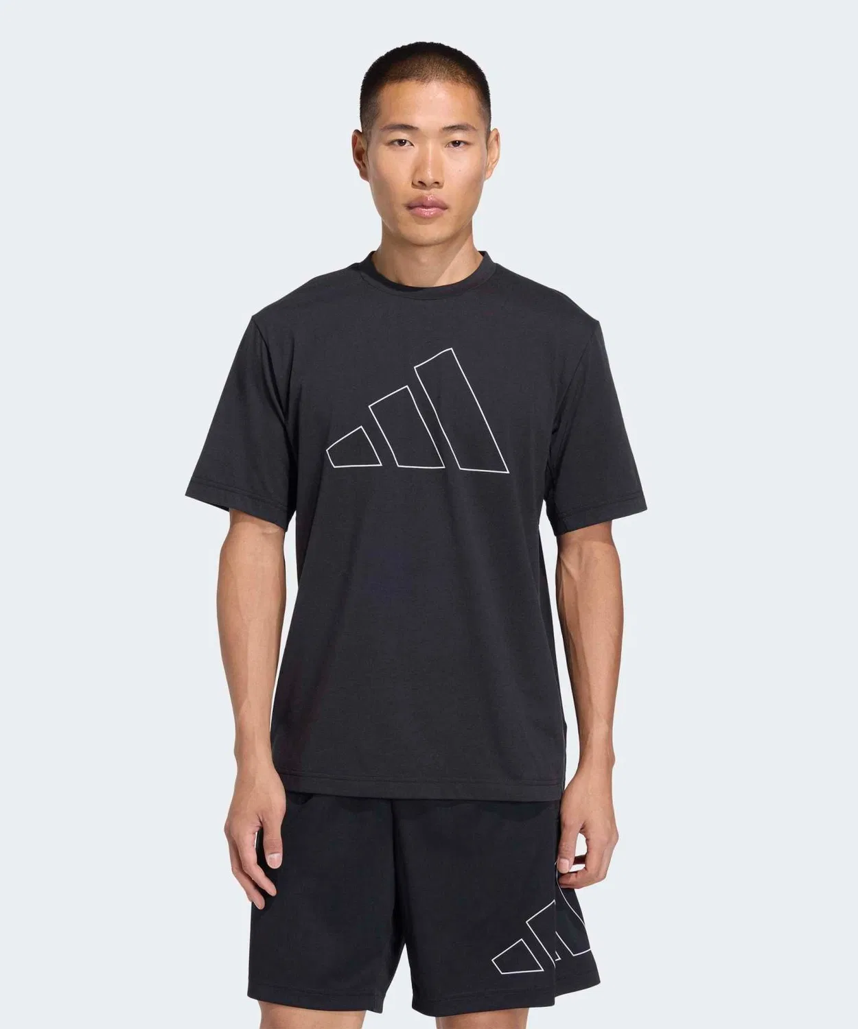 Мужская футболка с принтом Feelready Logo Climacool Adidas, Black