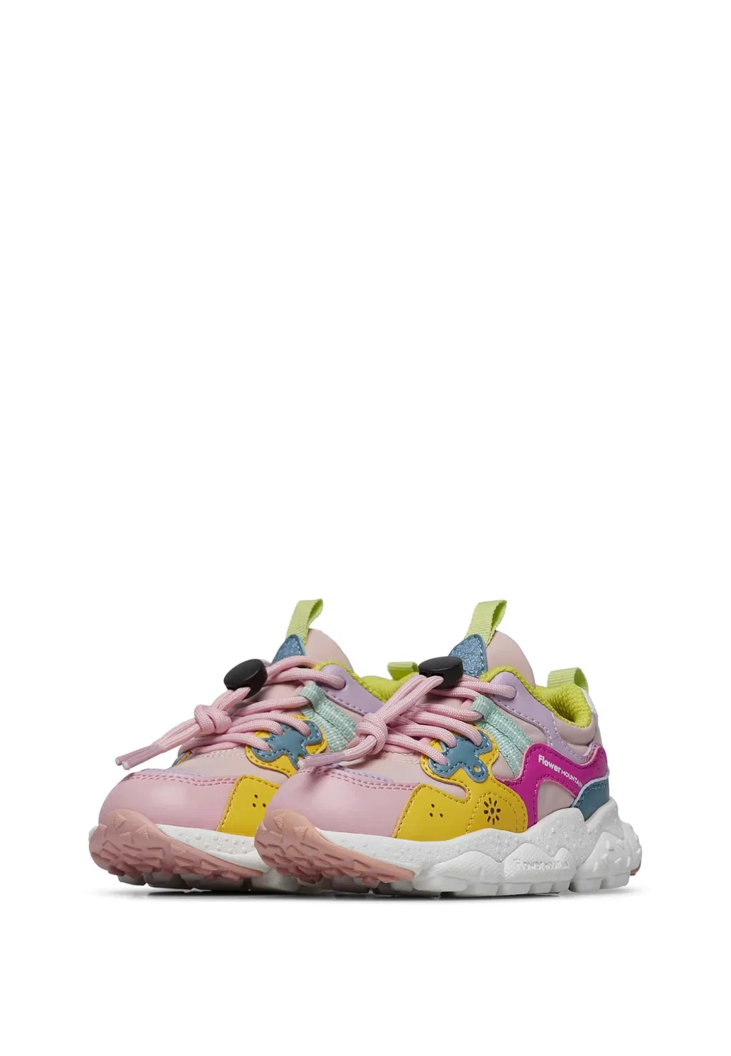Детские кроссовки для девочек из экокожи и текстиля Baskets Mode Naturino, Powder Pink — фото 3