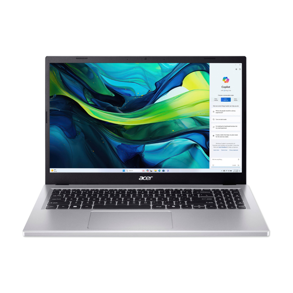 

Ноутбук Acer Aspire Go 15 (AG15-71P-59PZ), 15.6", 16 ГБ/512 ГБ, i5-13420H, UHD Graphics, серый, англ клавиатура