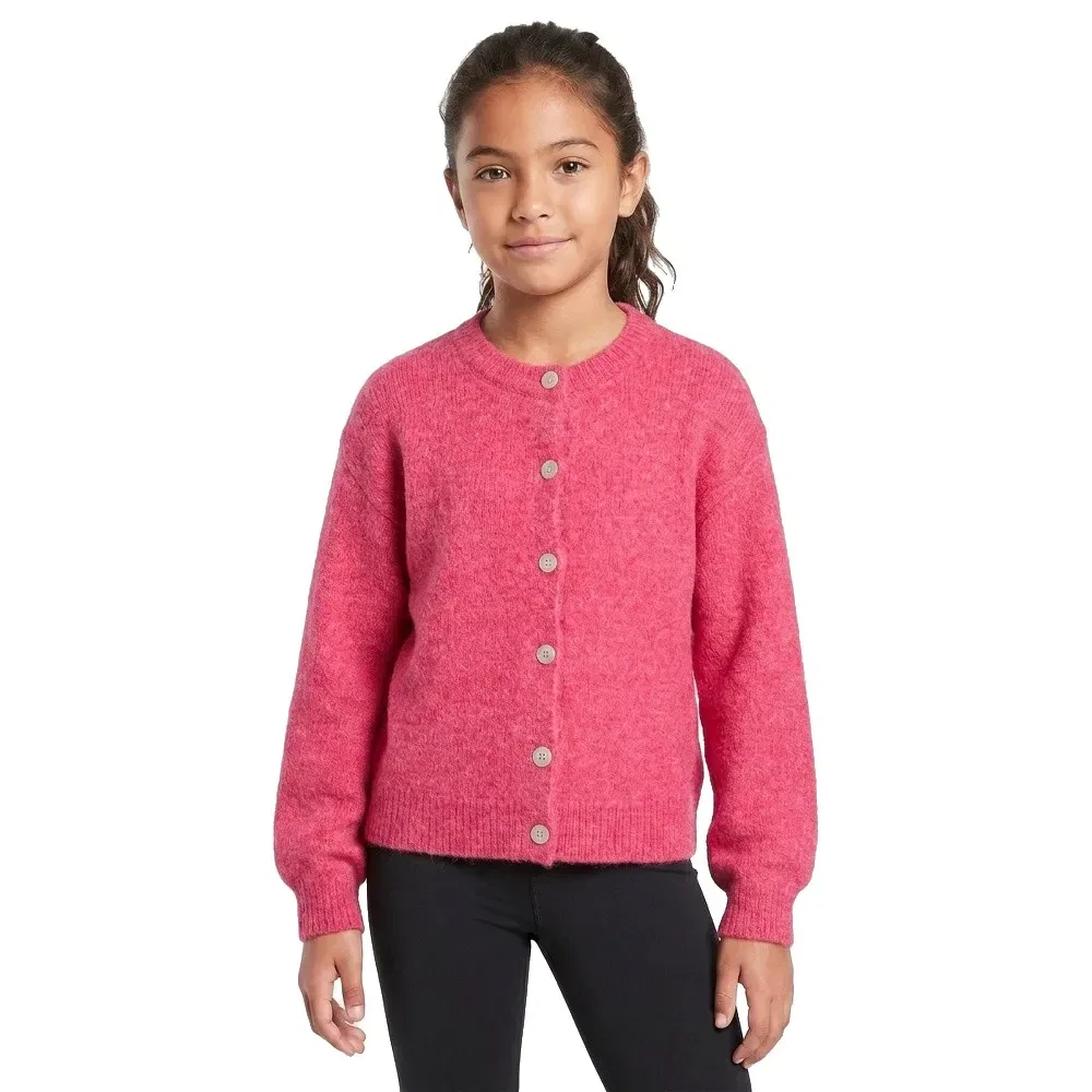 Детский кардиган с длинным рукавом Lou JJXX Jack & jones, Pink — фото 3