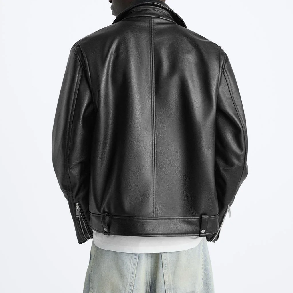 Куртка Zara Suit Collar, черный — фото 3