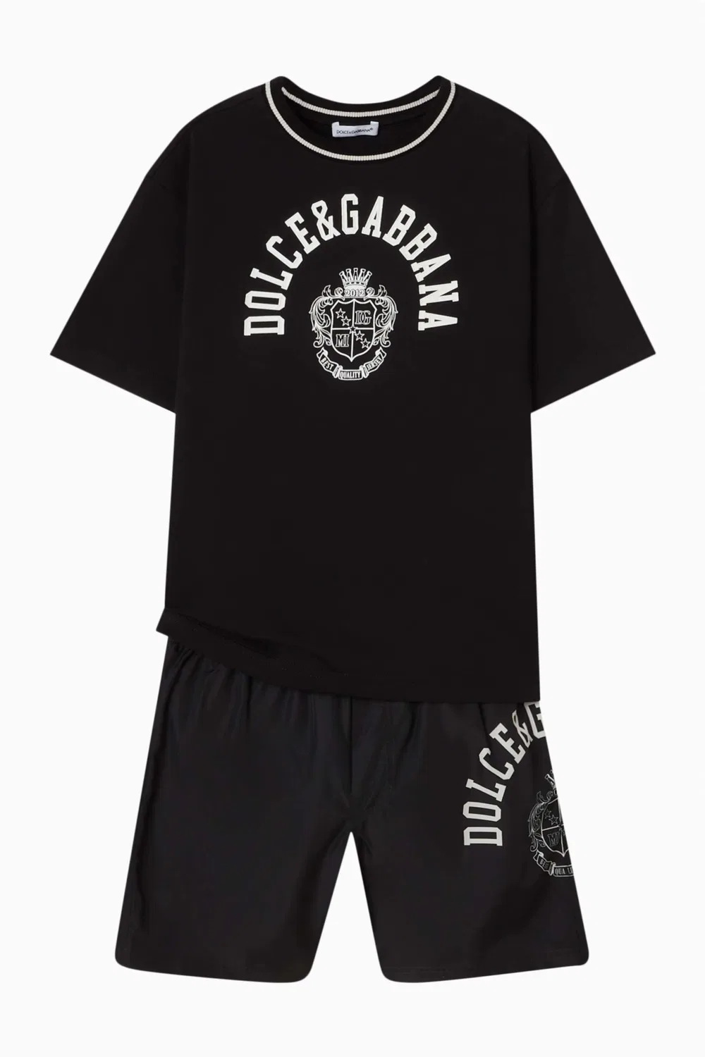 Шорты для плавания с принтом-логотипом Dolce & Gabbana — фото 2