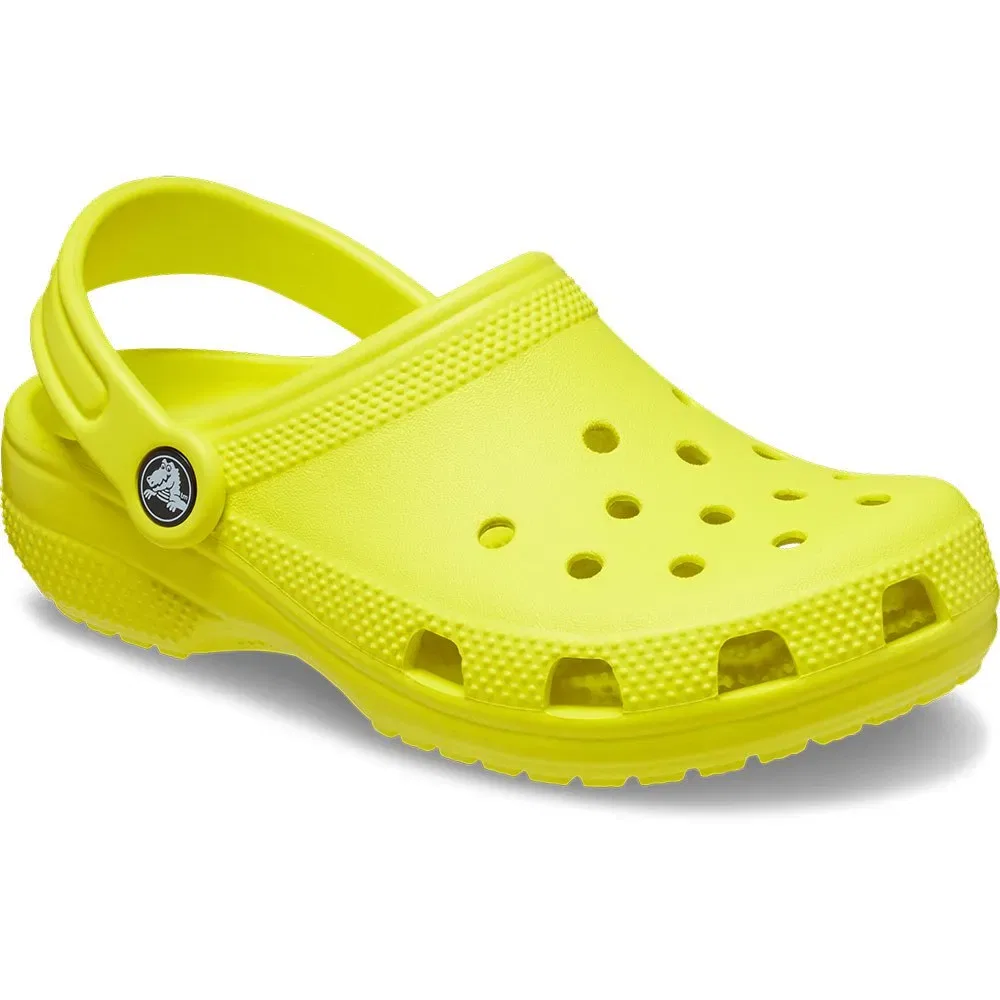 Детские клоги для девочек с поворотными ремешками Classic Clogs Crocs, Yellow