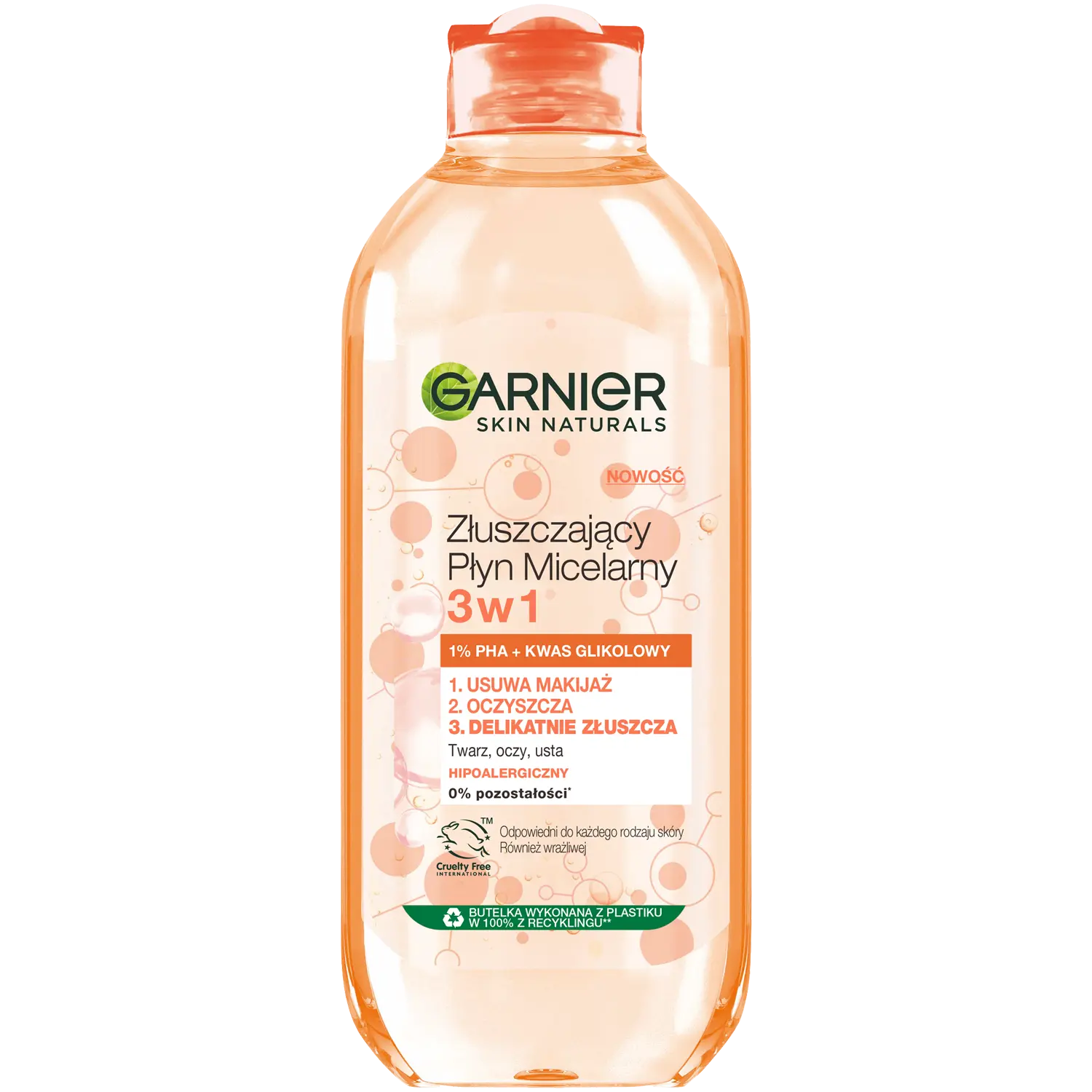

Garnier отшелушивающая мицеллярная жидкость для лица, 400 мл