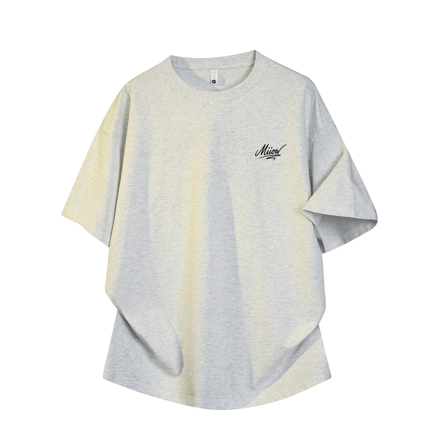 Детская футболка унисекс с круглым вырезом, белая, Unisex Crew Neck, MIIOW — фото 3