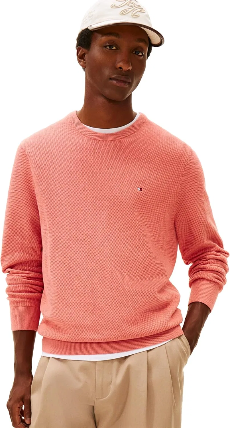 Свитер с круглой горловиной Tommy Hilfiger для мужчин, Camellia Blush