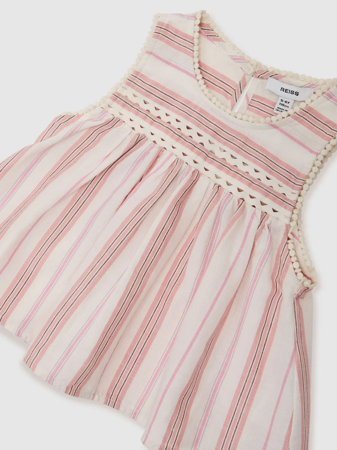 Топ babydoll Elsbeth Reiss, розовый