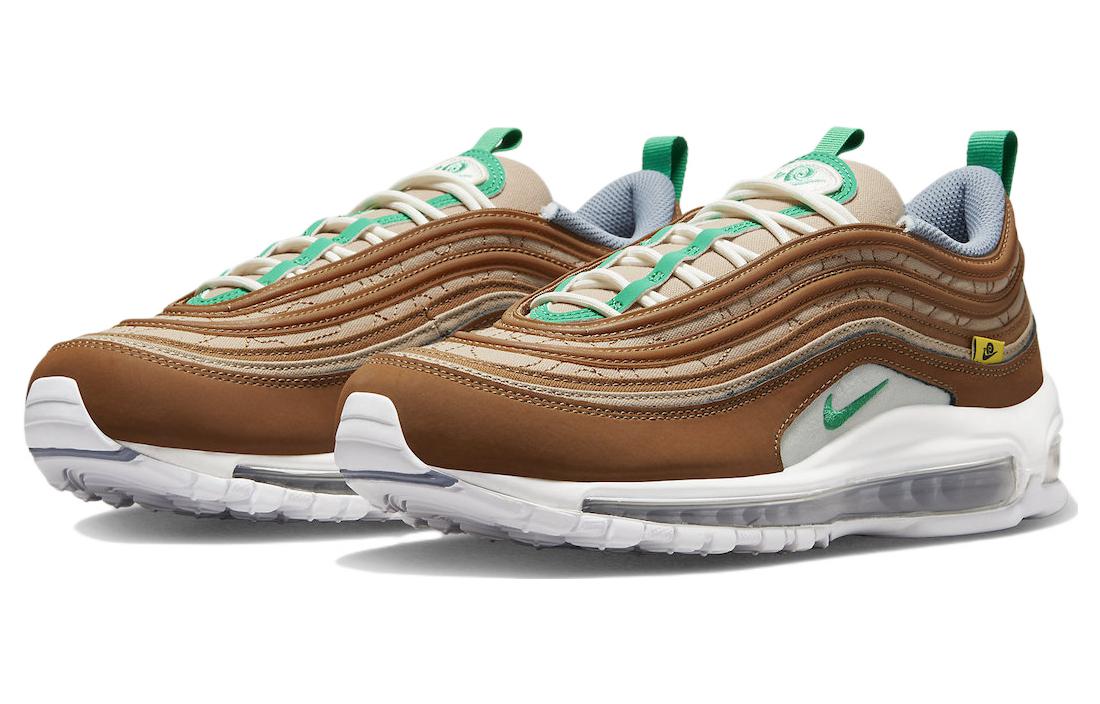 Кроссовки Nike Air Max 97, коричневый/белый — фото 3