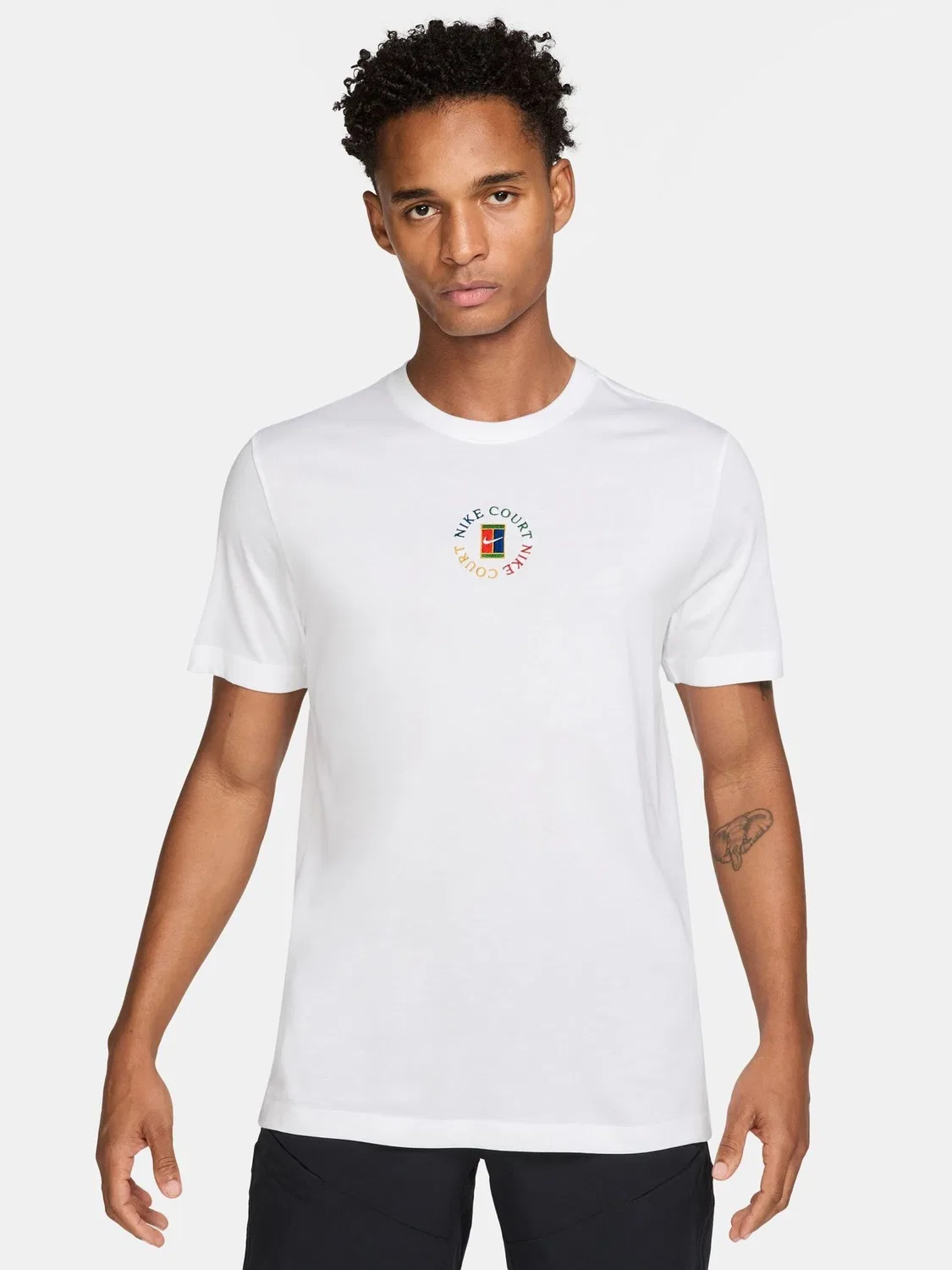 Футболка теннисная NikeCourt Dri-FIT Nike, белый