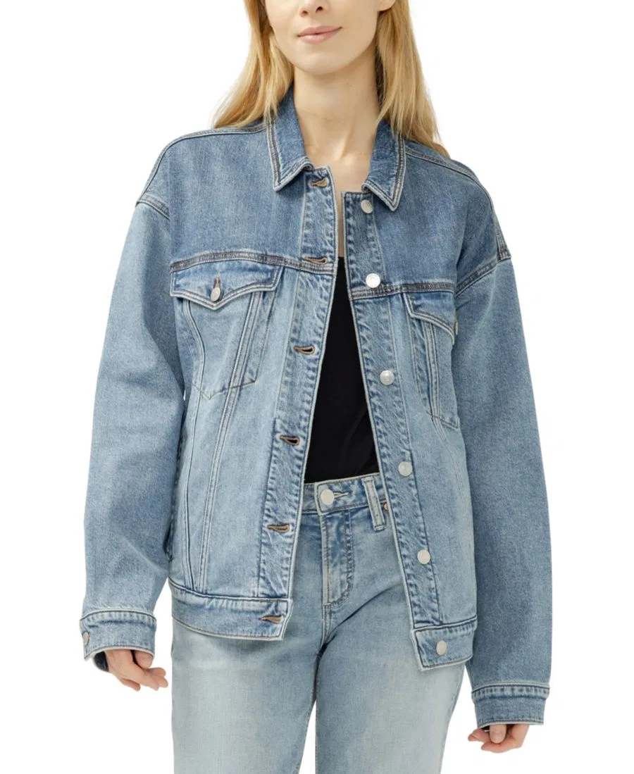 Женская куртка в западном стиле с принтом Silver Jeans Co., Glimmer