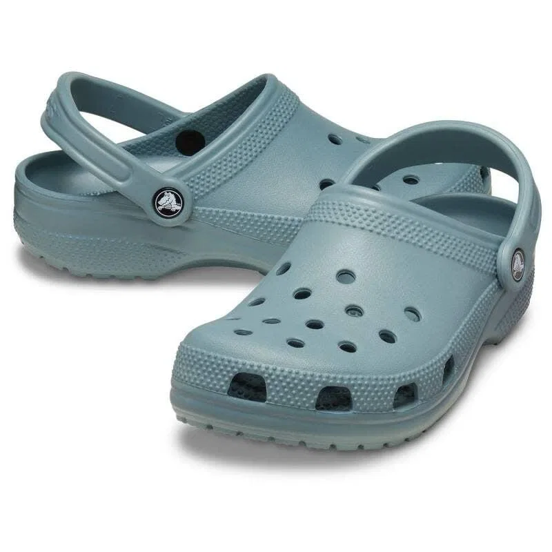 Детские легкие водонепроницаемые сабо Classic Clog Crocs, Blau Grau — фото 2